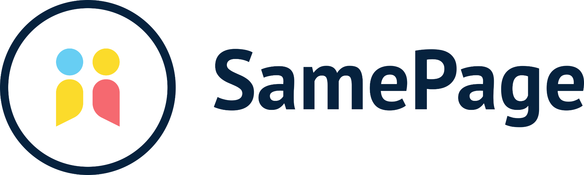 Samepage logo horizontal dark